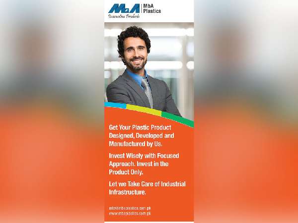 Mba Plastics Standee 2 - Faraz Akbar